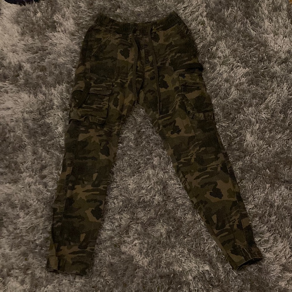 Green Camouflage cargo pants